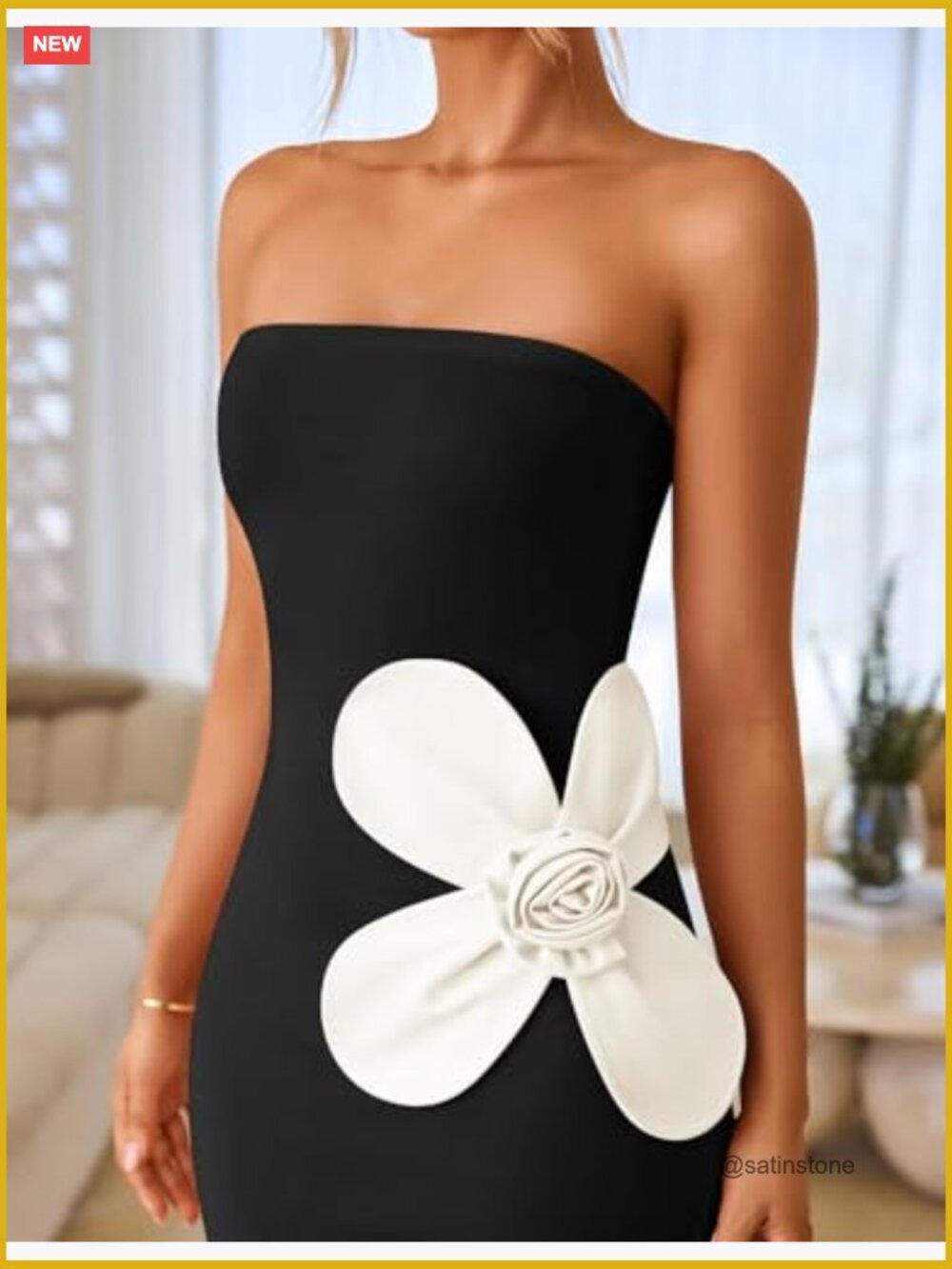 Strapless Ribbed Knit Maxi Dress Backless Bodycon Formal Cocktail - Picture 6 of 7